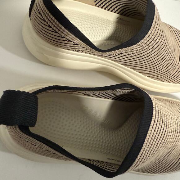 Rag & Bone Brixley Sneakers Cream Black Knit Slip-On Textured Chunky Y2K 90s 40 - Picture 10 of 10